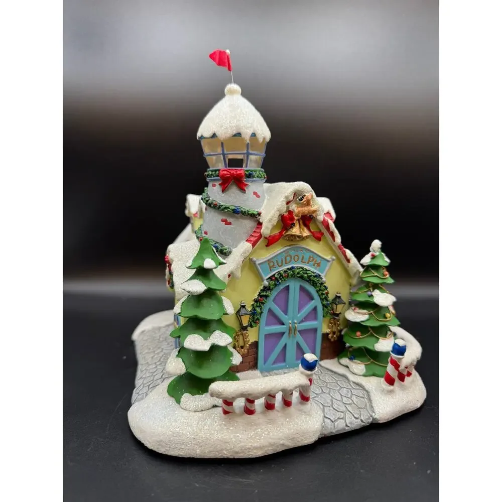 Hawthorne Village, Rudolph's Christmas Town Village, Watch Tower & Reindeer Barn